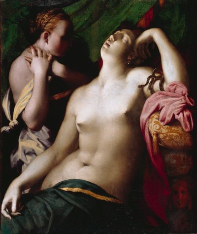 La muerte de Cleopatra de Rosso Fiorentino